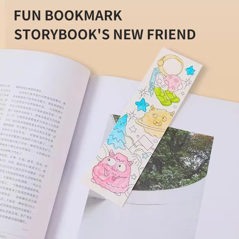 Fantasy Forest Portable Watercolour Painting Colouring Book With Paint Brush