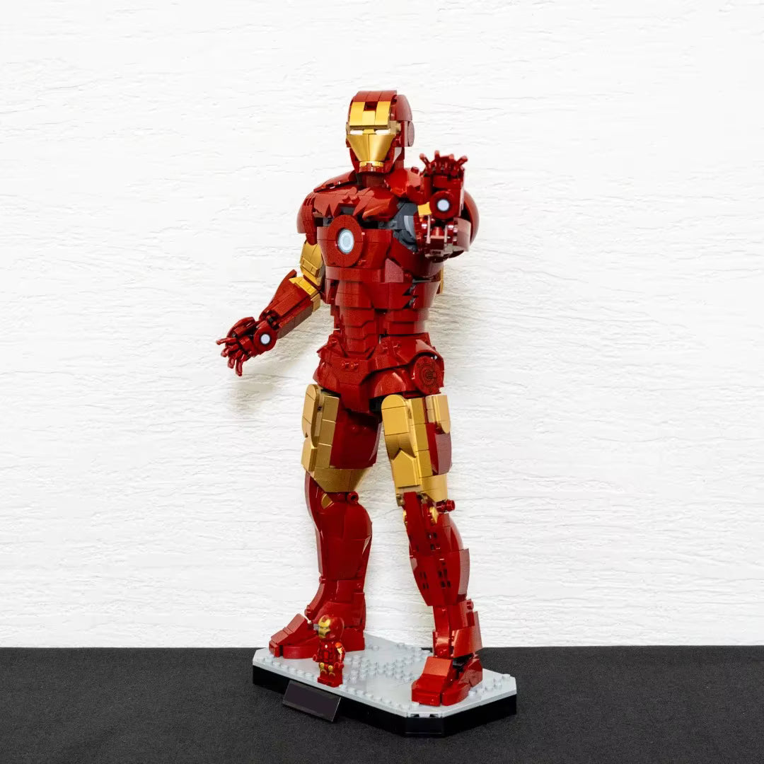 76344 MOC Iron Man Mark 3 Collectors' Edition Building Blocks Marvel 1297pcs