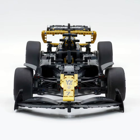 MK6023 MOC APXGP F1 "Black Gold" Racing Car Building Blocks Technic 1969pcs Boxed Edition