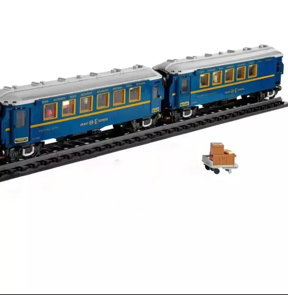 21344 MOC The Orient Express Train Building Blocks Ideas 2540pcs