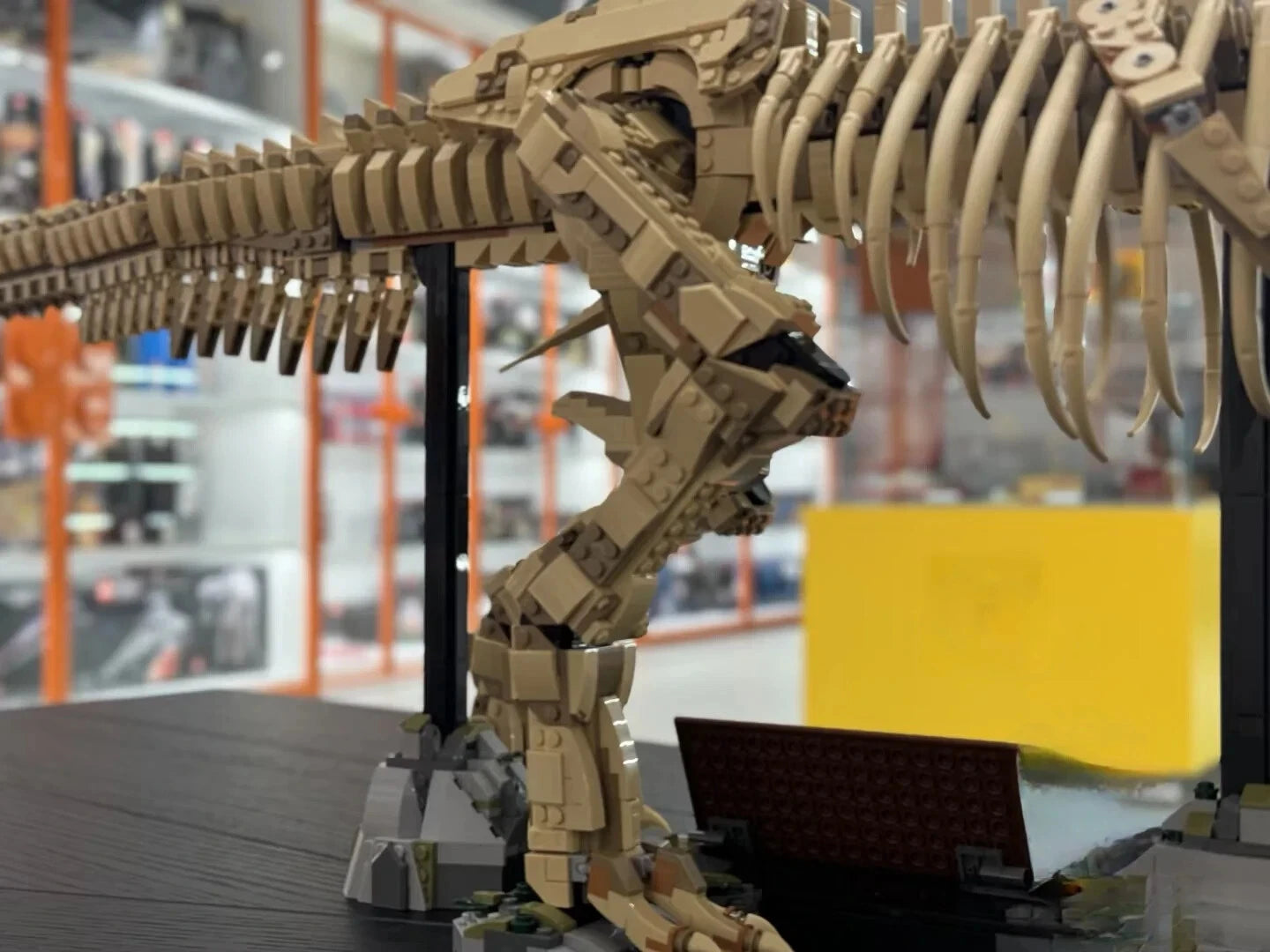 76968 MOC Dinosaur Fossils: Tyrannosaurus Rex Building Blocks Jurassic 3145pcs