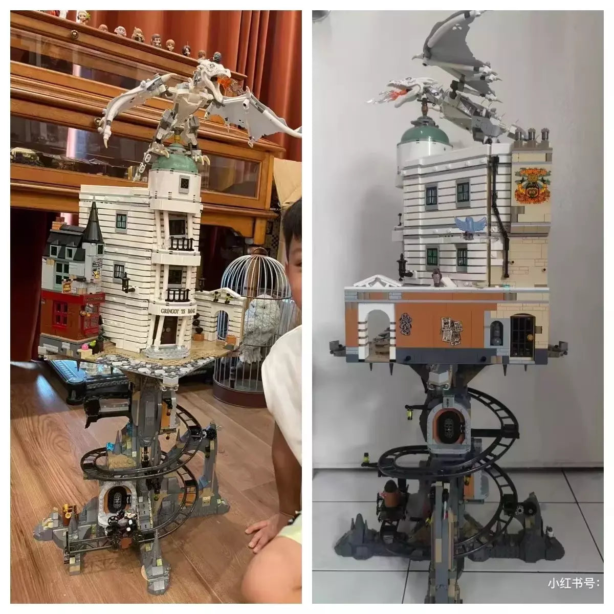 76417 MOC Gringotts Wizarding Bank – Collectors Edition Building Blocks Harry Potter 4803pcs
