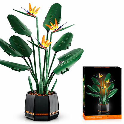 10289 MOC Bird of Paradise Building Blocks Botanical Collection 1173pcs Boxed Edition