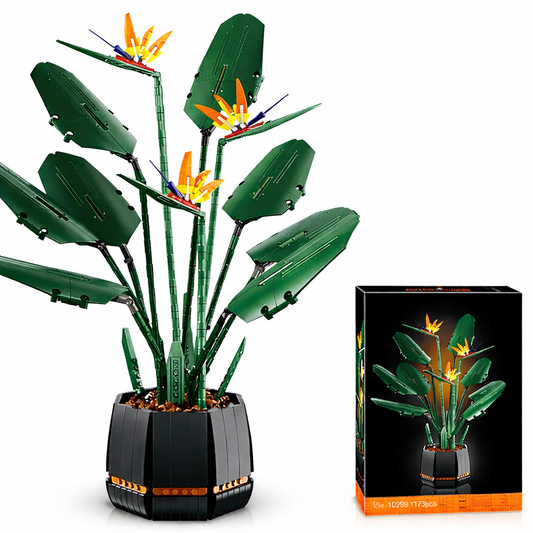 10289 MOC Bird of Paradise Building Blocks Botanical Collection 1173pcs Boxed Edition