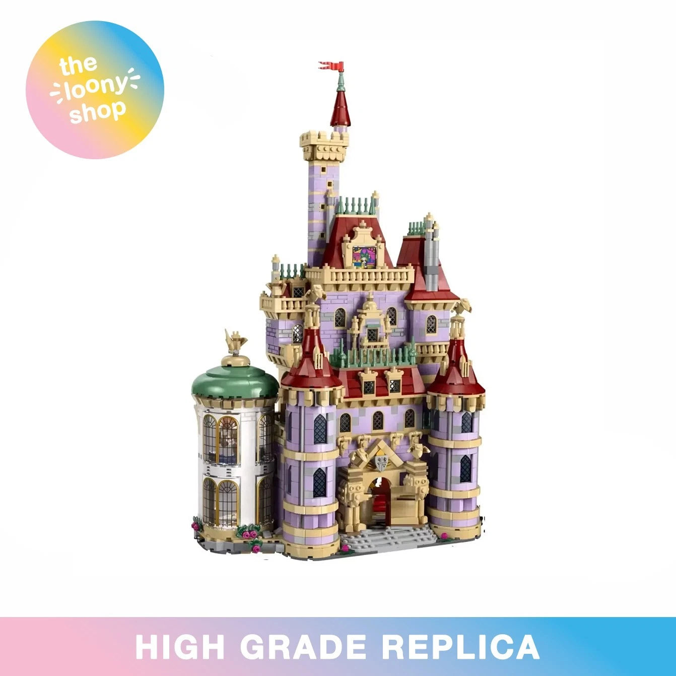 43263 MOC Beauty & the Beast Castle with 10 Figures Building Blocks Disney 2916pcs