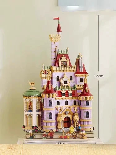 43263 MOC Beauty & the Beast Castle with 10 Figures Building Blocks Disney 2916pcs