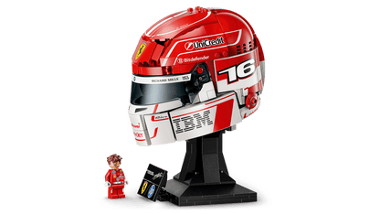 43014 MOC Scuderia Ferrari HP Charles Leclerc Helmet Building Blocks Editions 886pcs