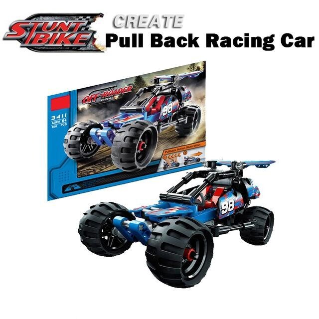 42010 MOC Off Roader Racer Building Blocks 160pcs with Pull Back Technic