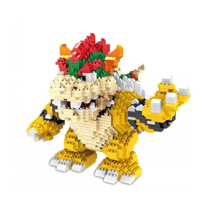 2200pcs Mighty Bowser Small Nano Particle Building Blocks Adults Kids Puzzle