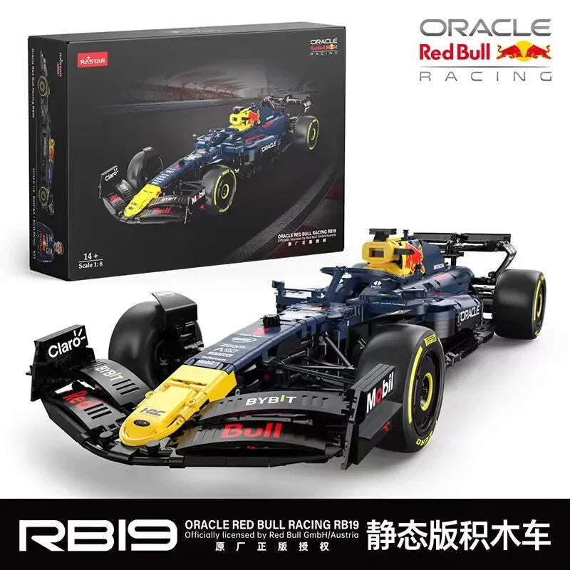 Boxed Red Bull F1 Oracle RB19 1:8 RASTAR 92410 Building Blocks Set 2509pcs