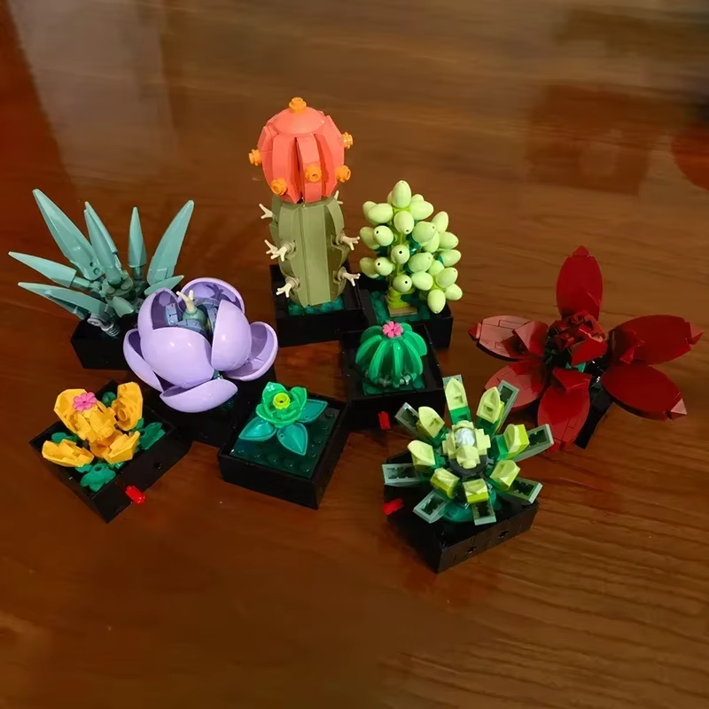 *NEW* 10309 MOC Succulents Building Blocks 771pcs Botanical Collection
