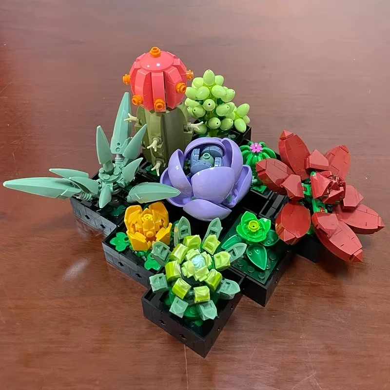 *NEW* 10309 MOC Succulents Building Blocks 771pcs Botanical Collection