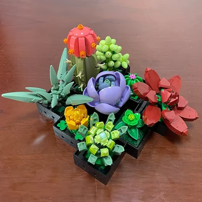 *NEW* 10309 MOC Succulents Building Blocks 771pcs Botanical Collection