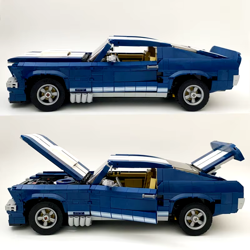 *NEW* MOC 10265 Ford Mustang Building Blocks Creator Expert 1471pcs
