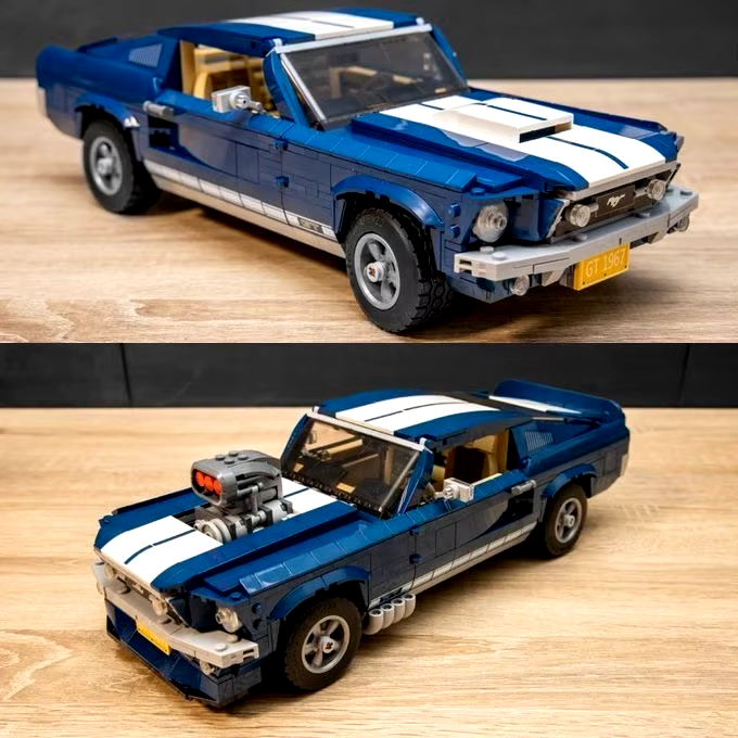 *NEW* MOC 10265 Ford Mustang Building Blocks Creator Expert 1471pcs