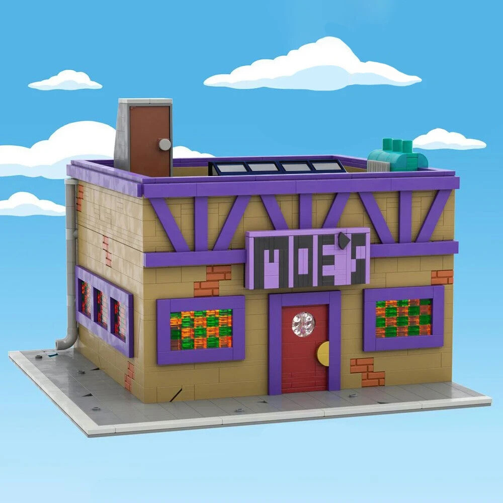 *NEW* MOC 71007 Moe's Tavern Building Blocks 1736pcs with PDF Manual
