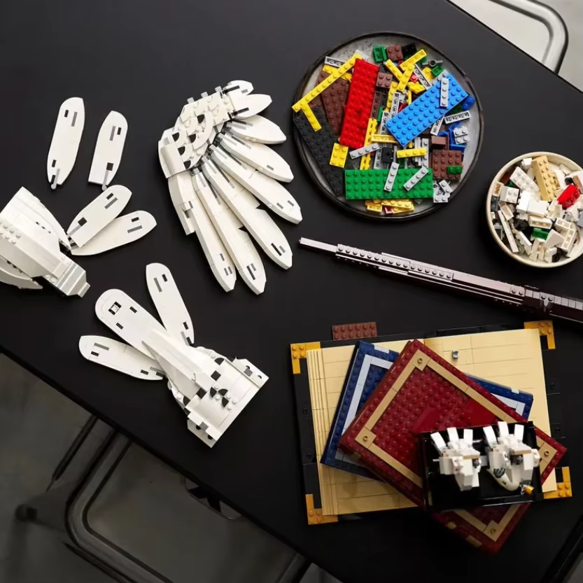 76391 MOC Hogwarts Icons Collectors Edition Building Blocks 3010pcs w/ 3 Figures