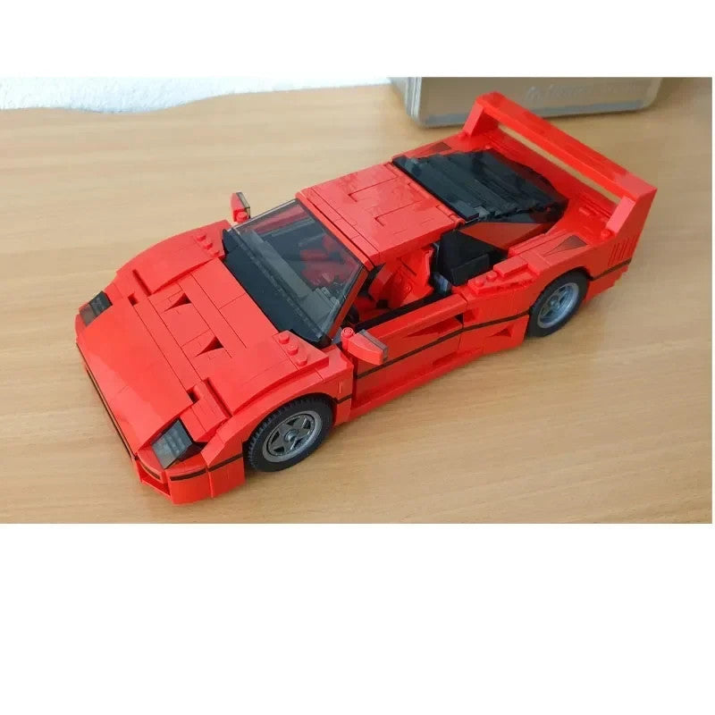*New* MOC 10248 Ferrari F40 Building Blocks Creator Expert 1158pcs