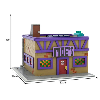 *NEW* MOC 71007 Moe's Tavern Building Blocks 1736pcs with PDF Manual