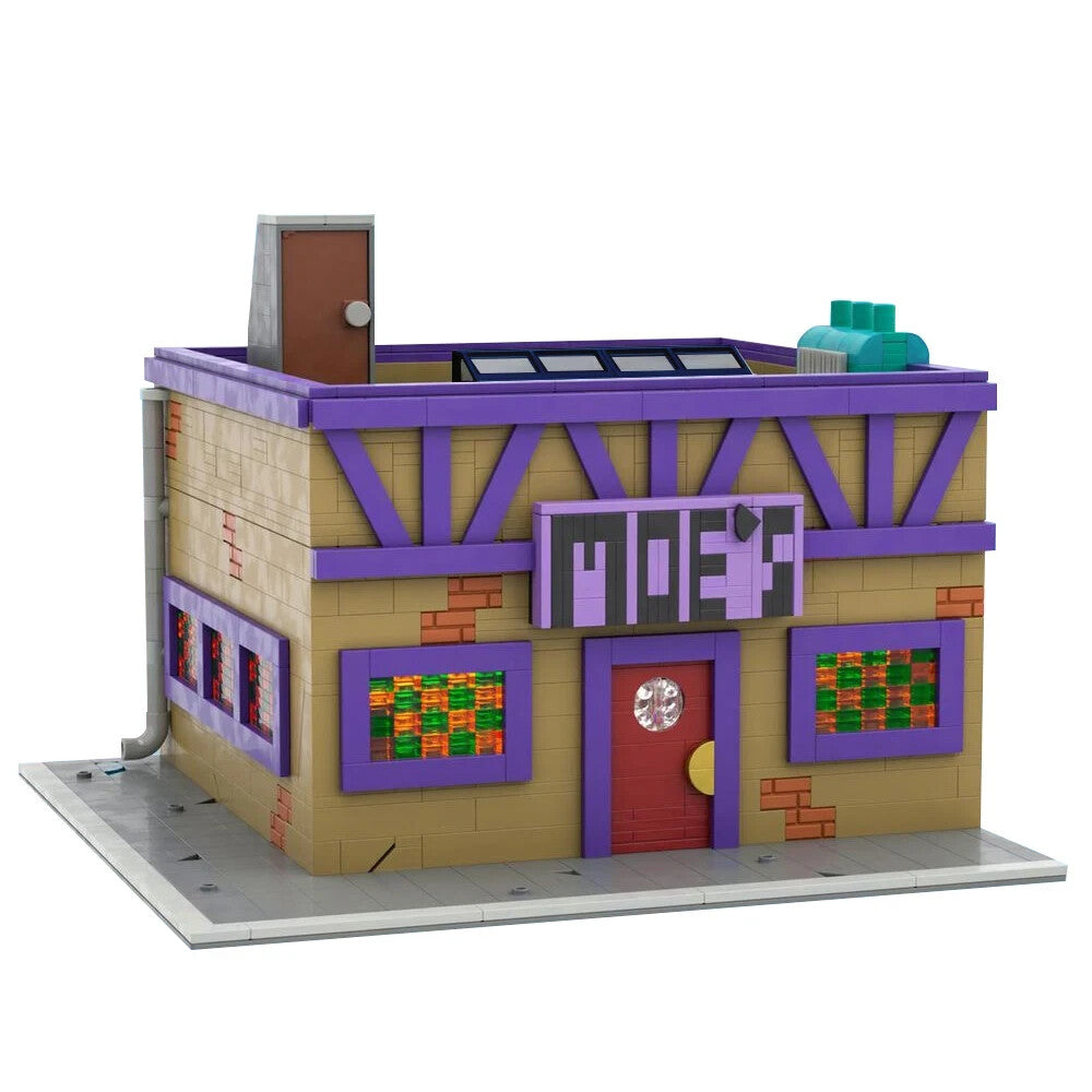 *NEW* MOC 71007 Moe's Tavern Building Blocks 1736pcs with PDF Manual