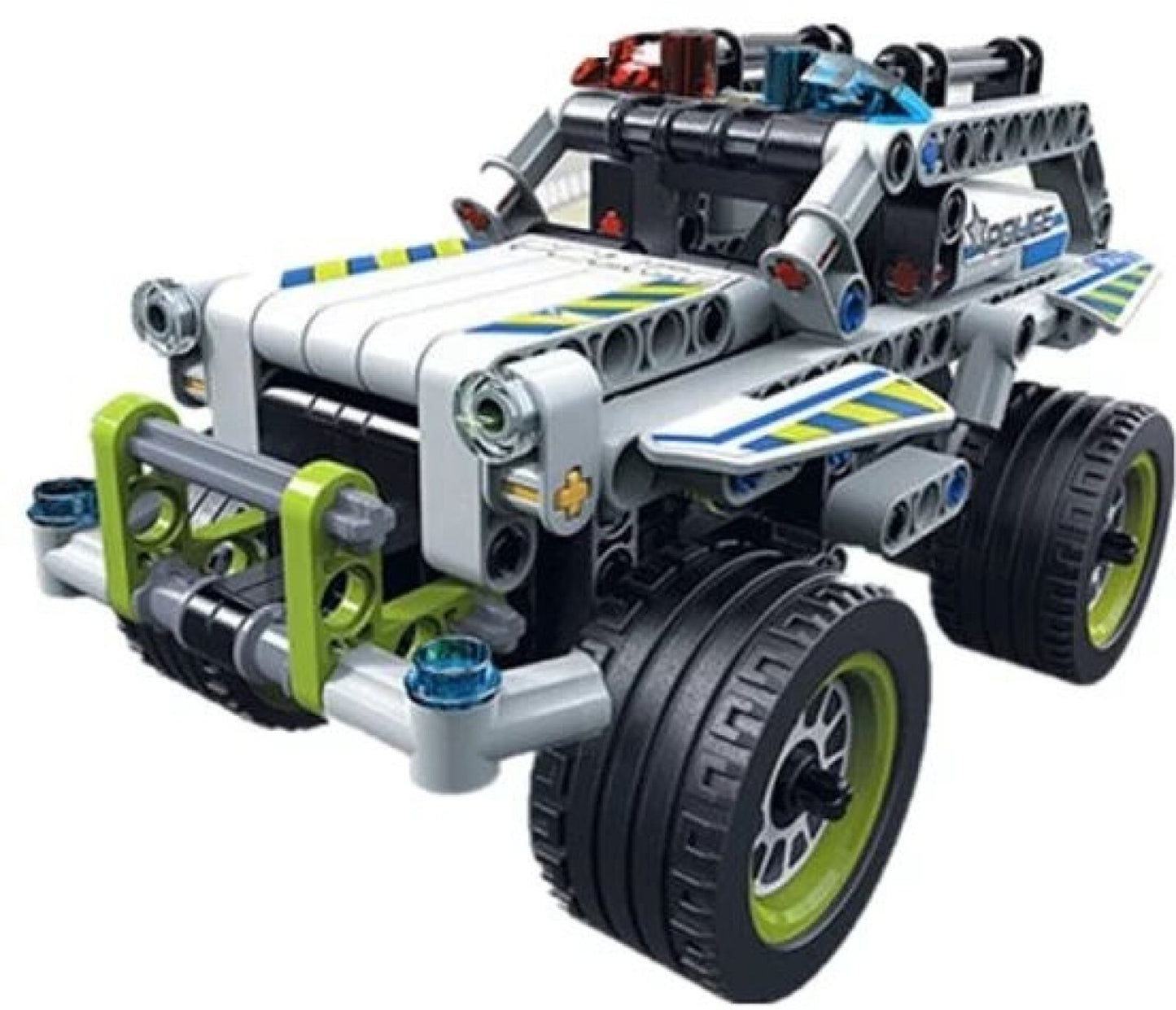 42047 MOC Police Interceptor Building Blocks 185pcs with Pull Back Technic