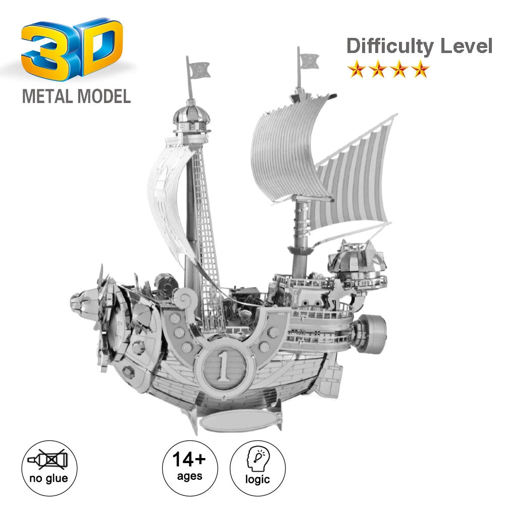 3D Metal Puzzles Jigsaw 4* Difficulty DIY Model Building Kits Toy for Adults