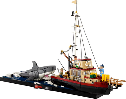 *NEW* BOXED MOC 21350 Jaws with 3 Mini Figures Building Blocks Ideas 1497pcs