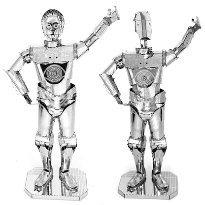 3D Metal Puzzles Jigsaw 4* Difficulty DIY Model Building Kits Toy for Adults