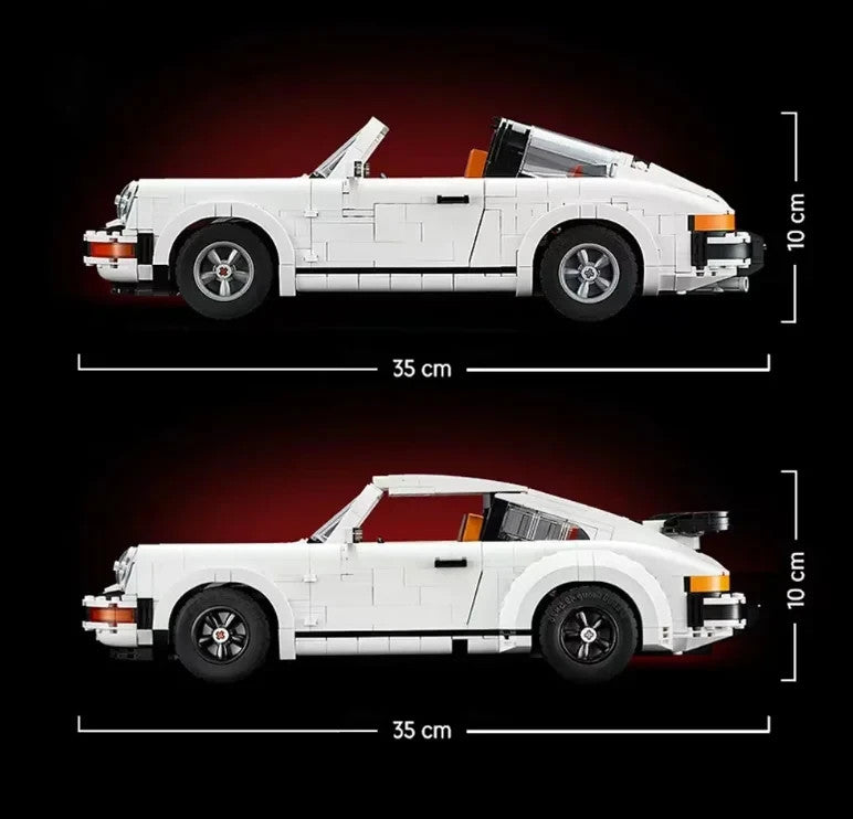 *NEW* MOC 10295 Porsche 911 Building Blocks ICONS 1458pcs