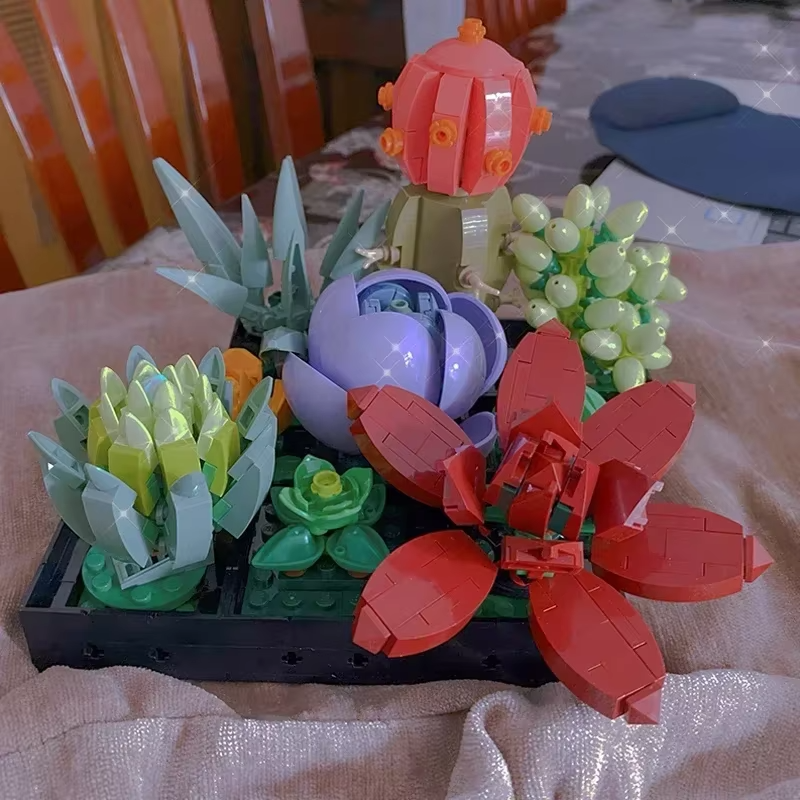 *NEW* 10309 MOC Succulents Building Blocks 771pcs Botanical Collection