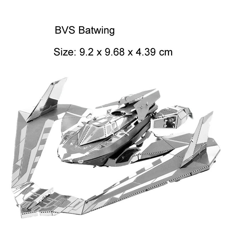 Batman 3D Metal Puzzles Jigsaw DIY Model Building Kits Toy for Adults