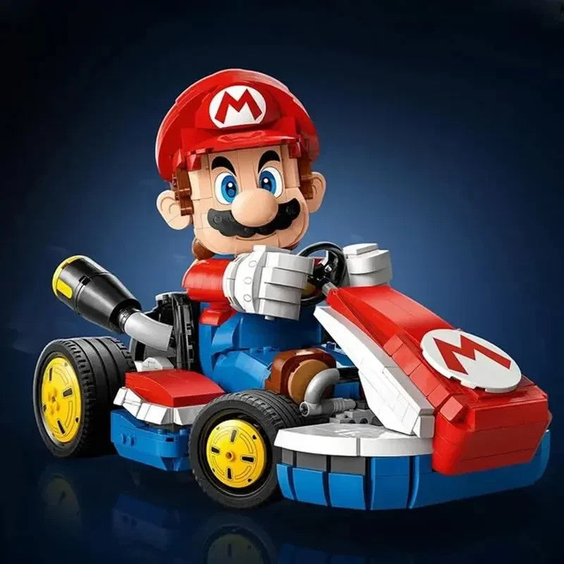 *NEW* 72037 MOC Mario Kart – Mario & Standard Kart Building Blocks 1972pcs