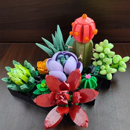 *NEW* 10309 MOC Succulents Building Blocks 771pcs Botanical Collection