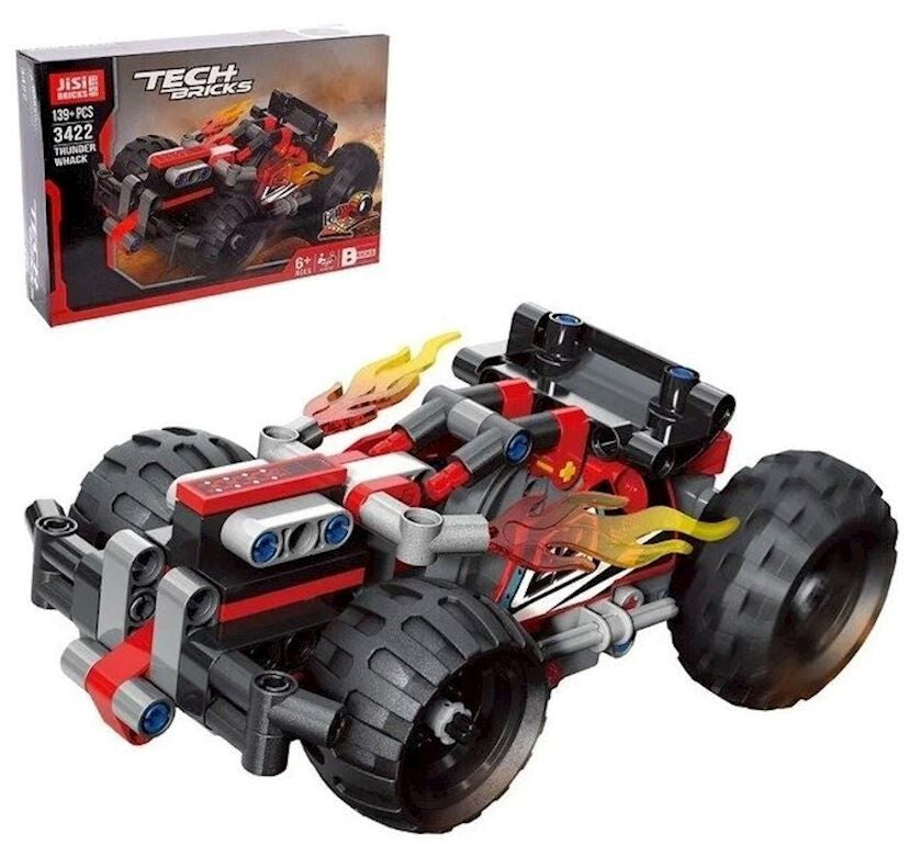42073 MOC BASH! Building Blocks 139pcs with Pull Back Technic with Box