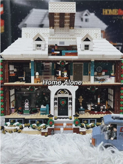 *NEW* MOC 21330 Home Alone with Figures Building Blocks IDEAS 3955pcs Christmas