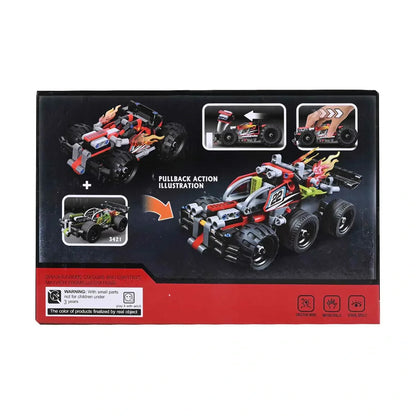 42073 MOC BASH! Building Blocks 139pcs with Pull Back Technic with Box