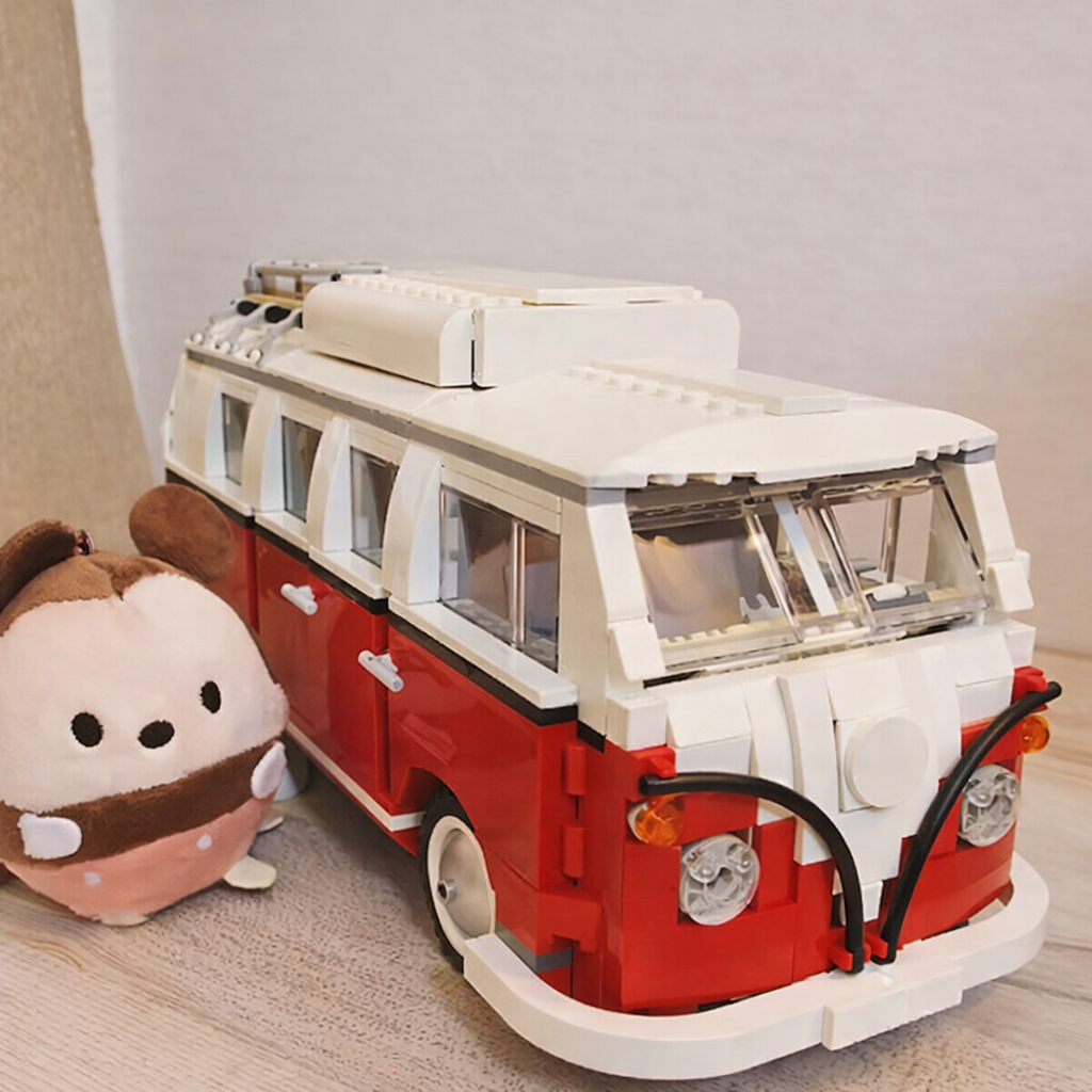 10220 MOC Volkswagen T1 Camper Van Building Blocks Creator Expert 1334pcs