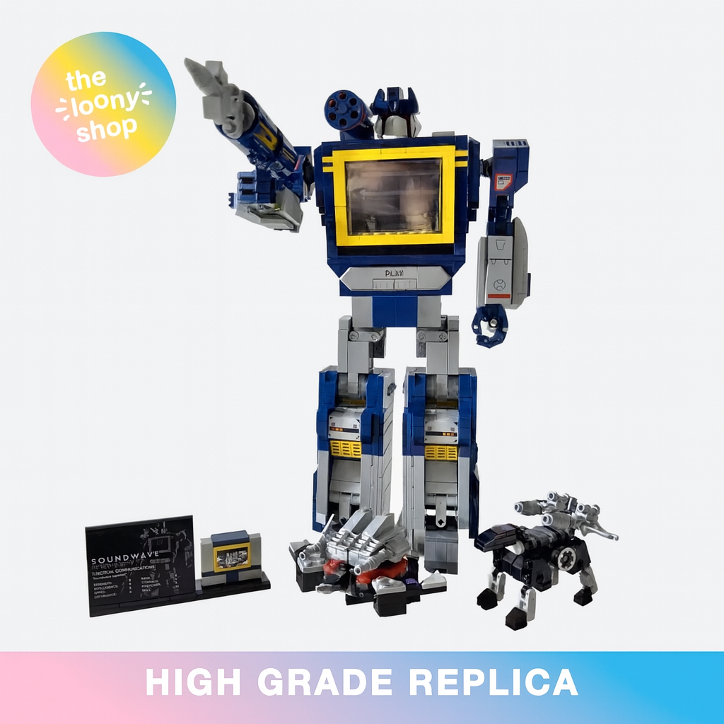 10358 MOC Transformers: Soundwave Building Blocks Icons 1505pcs