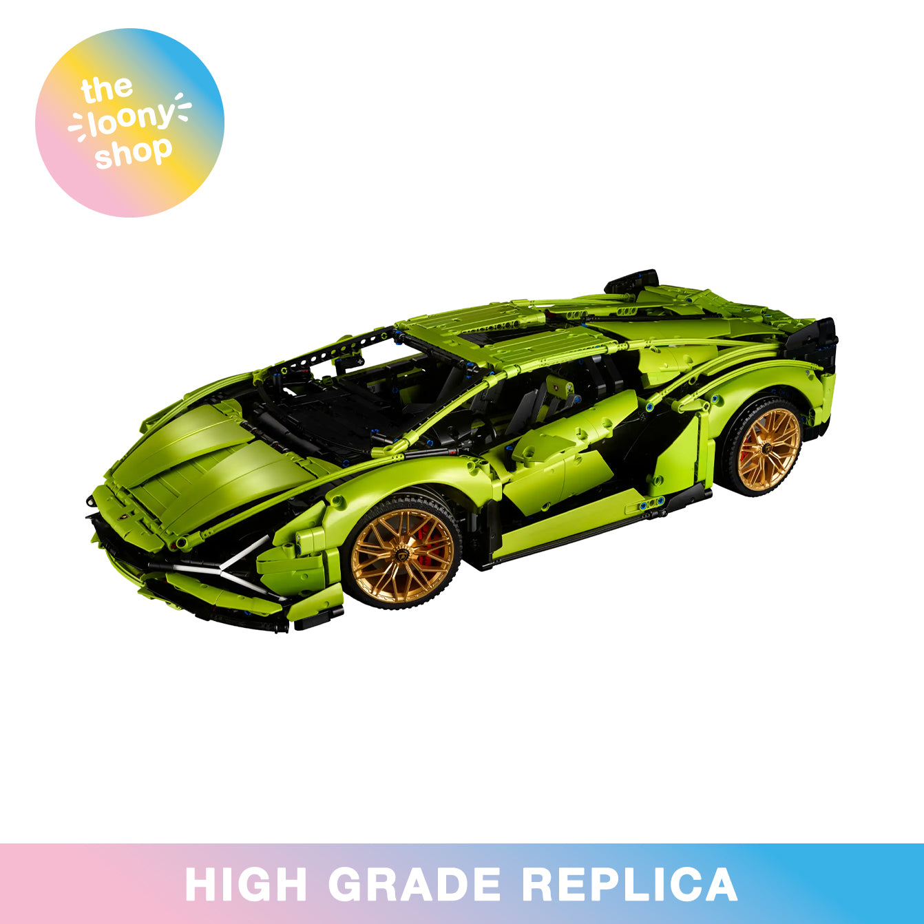 42115 MOC Lamborghini Sián FKP 37 Building Blocks Technic 3696pcs