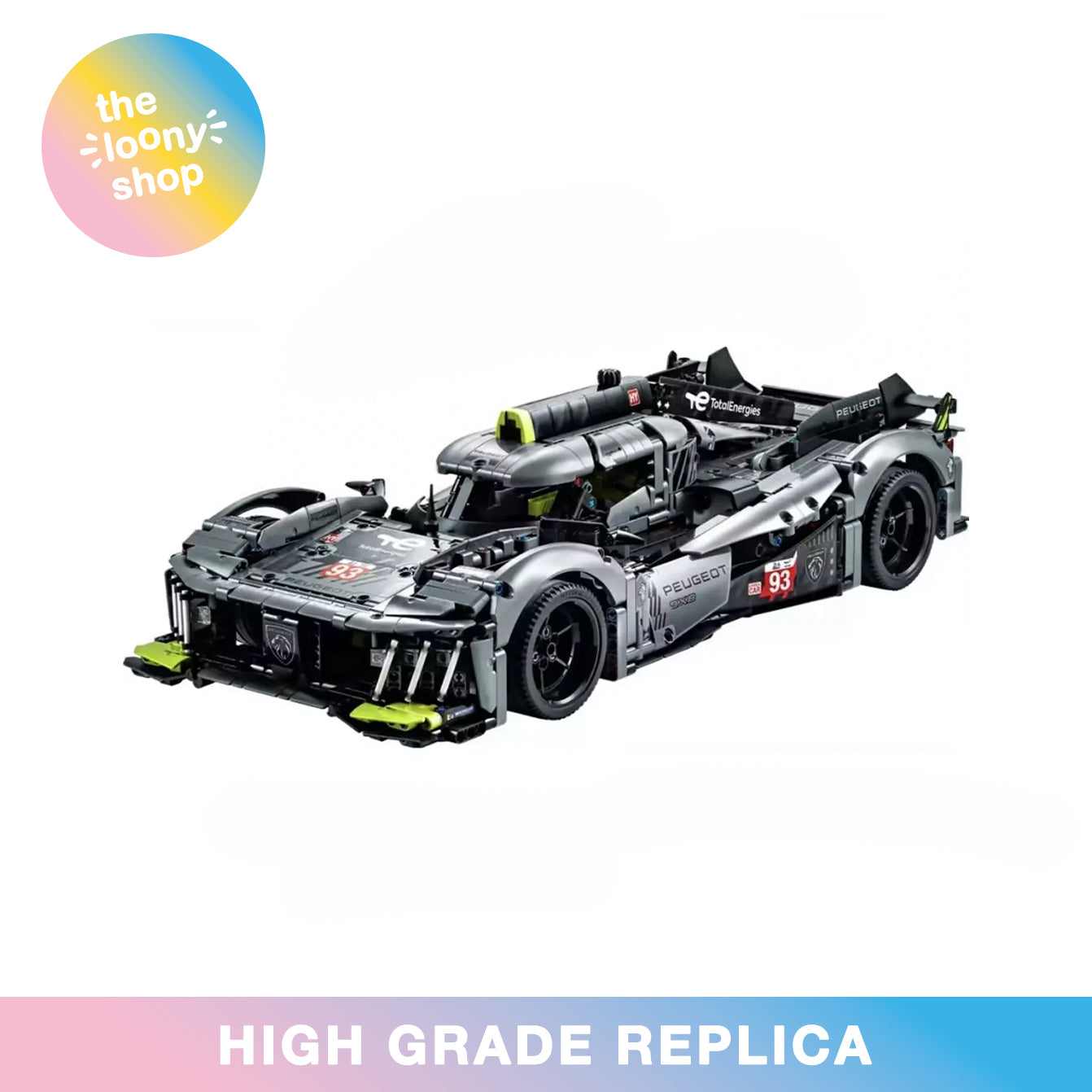42156 PEUGEOT 9X8 24H Le Mans Hybrid Hypercar Building Blocks Technic 1775pc