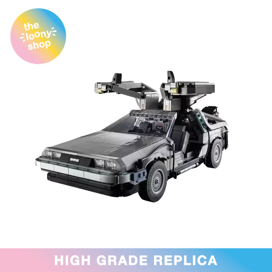 10300 MOC Back to the Future Time Machine Building Blocks Icons 1872pcs