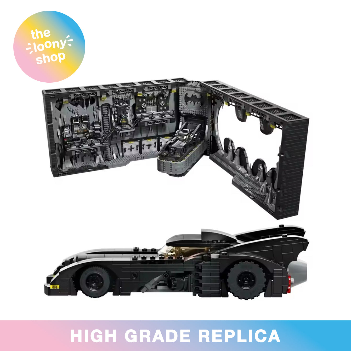 76252 MOC Batcave – Shadow Box Building Blocks with 7 Figures Batman 3981pcs