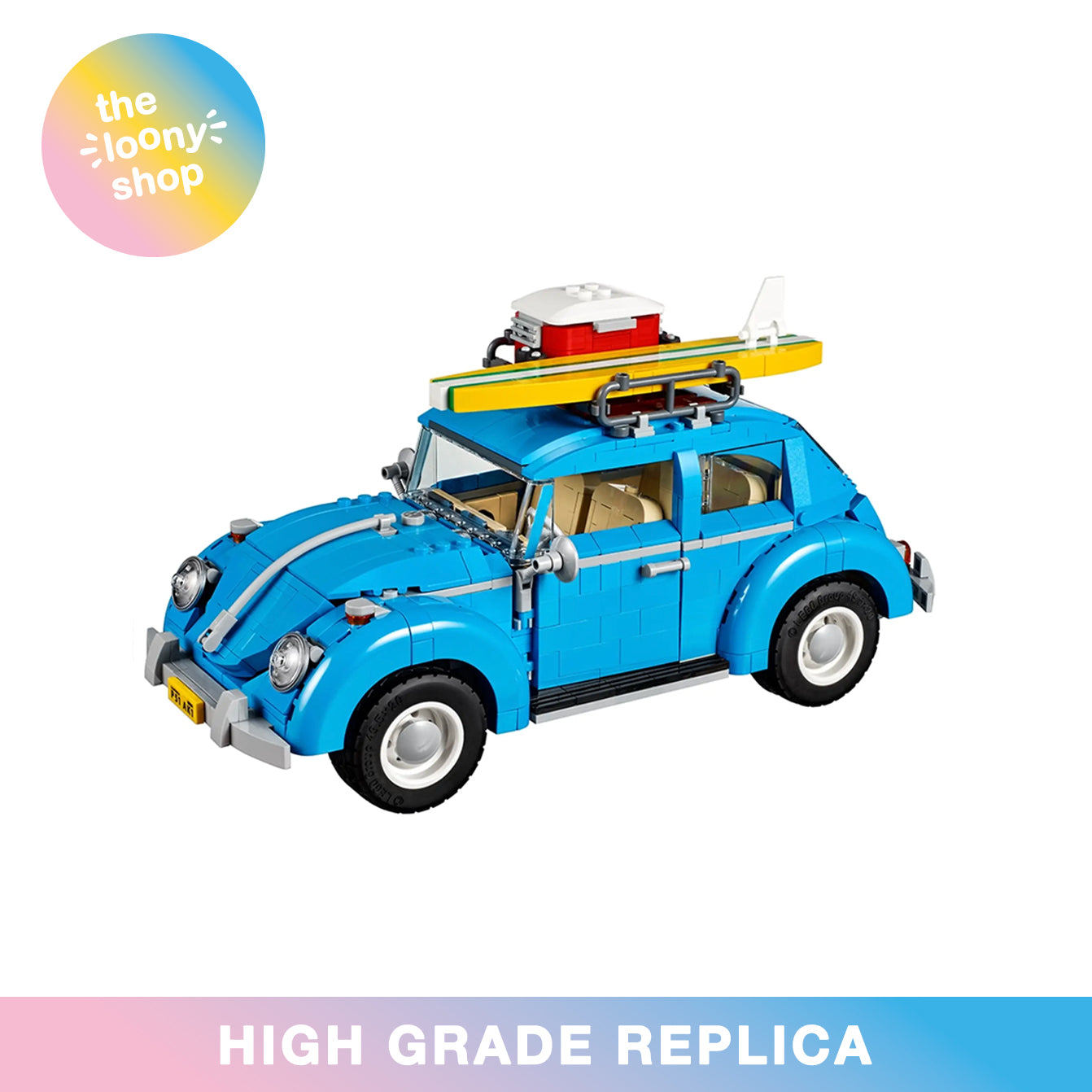 10252 MOC Volkswagen Beetle Building Blocks Creator Expert 1167pcs