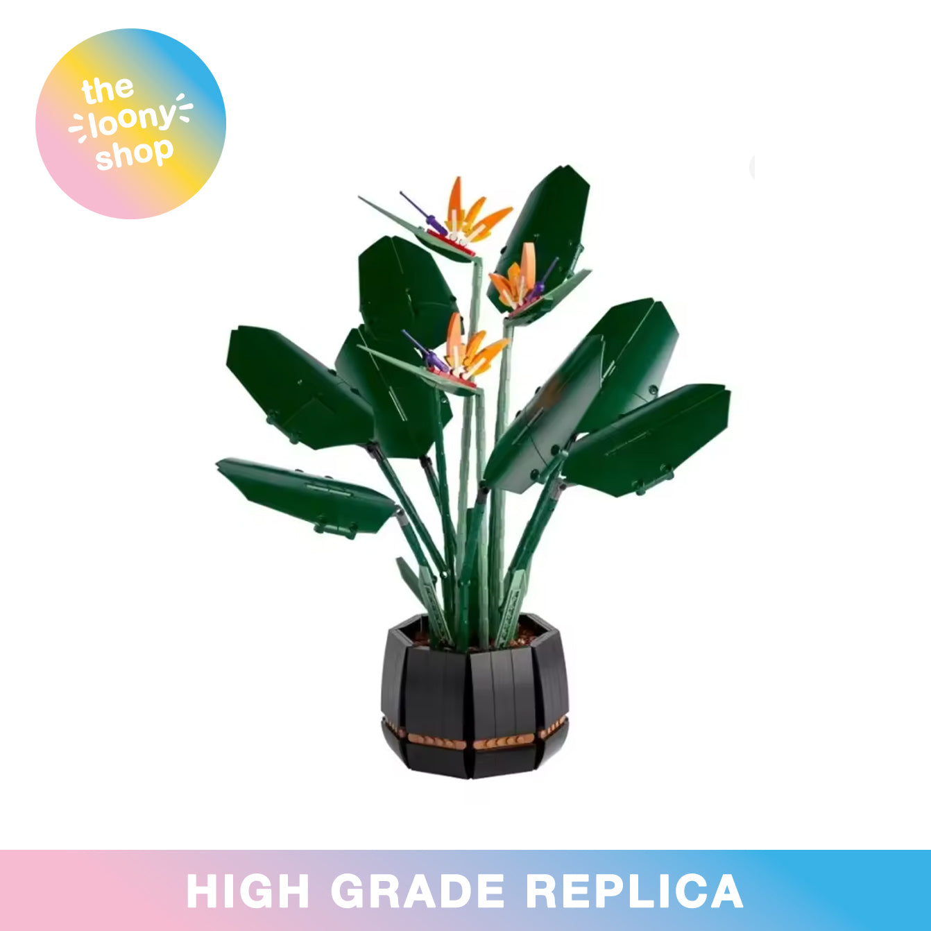 10289 MOC Bird of Paradise Building Blocks Botanical Collection 1173pcs Boxed Edition