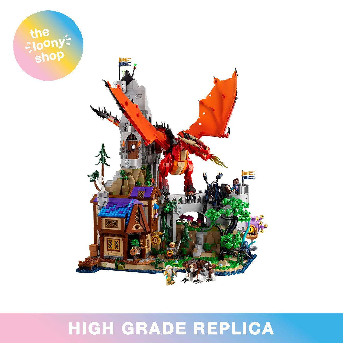 21348 MOC Dungeons & Dragons: Red Dragon's Tale Building Blocks Ideas 3745pcs