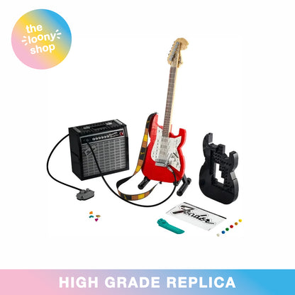 21329 MOC Fender Stratocaster Building Blocks Ideas 1074pcs