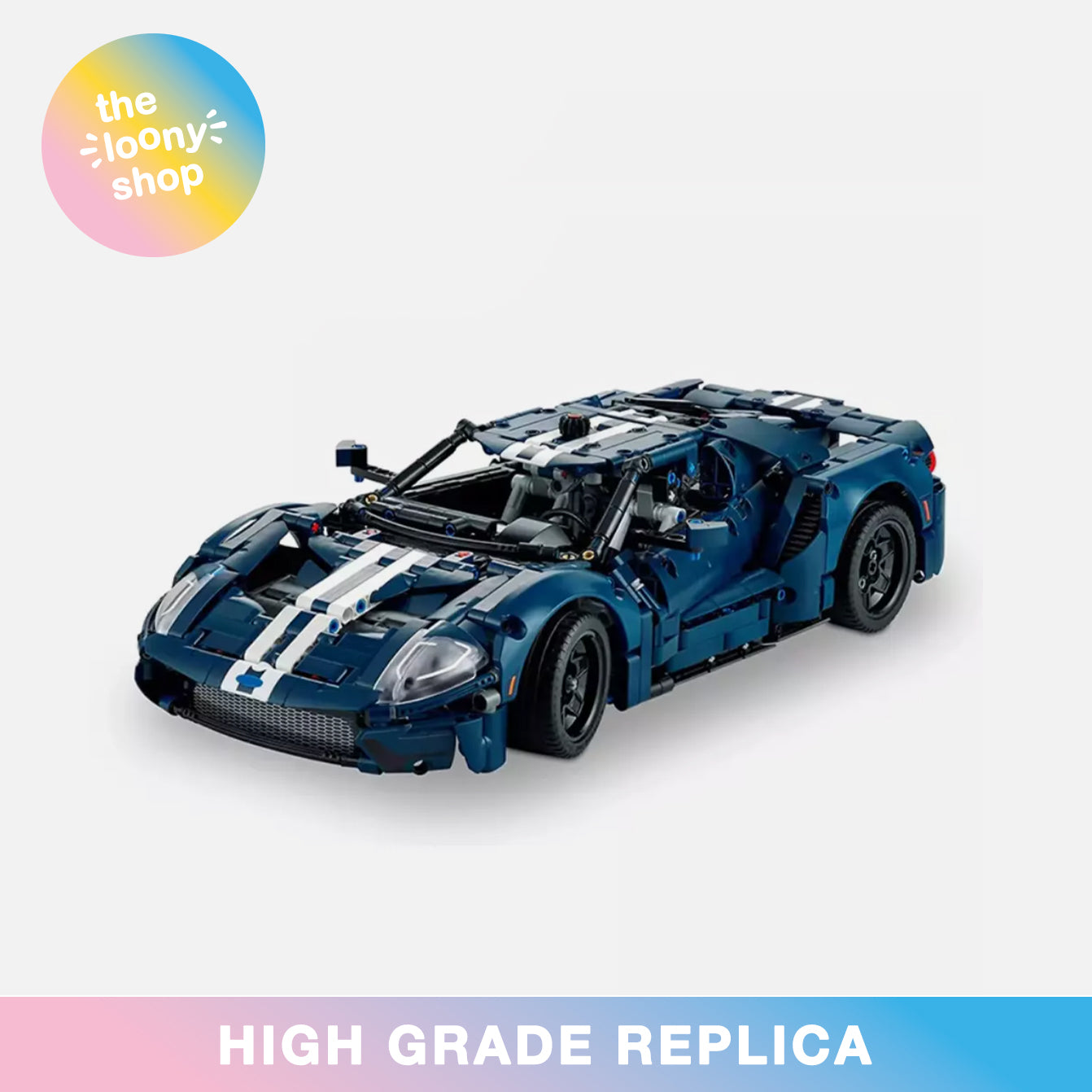 42154 MOC Technic 2022 Ford GT Building Blocks Technic 1466pcs
