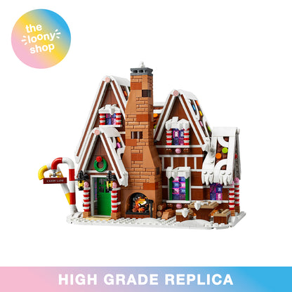 10267 MOC Gingerbread House with 3 Mini Figures Building Blocks Creator Expert 1477pcs Boxed Edition