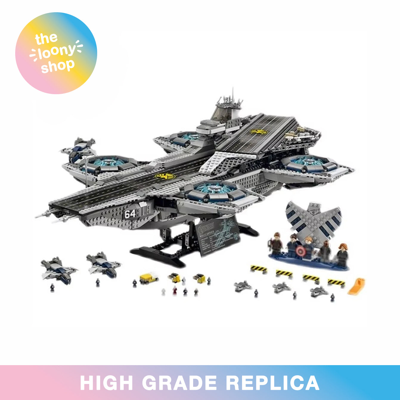 76042 Building Blocks with 5 Mini Figures Marvel 2996pcs