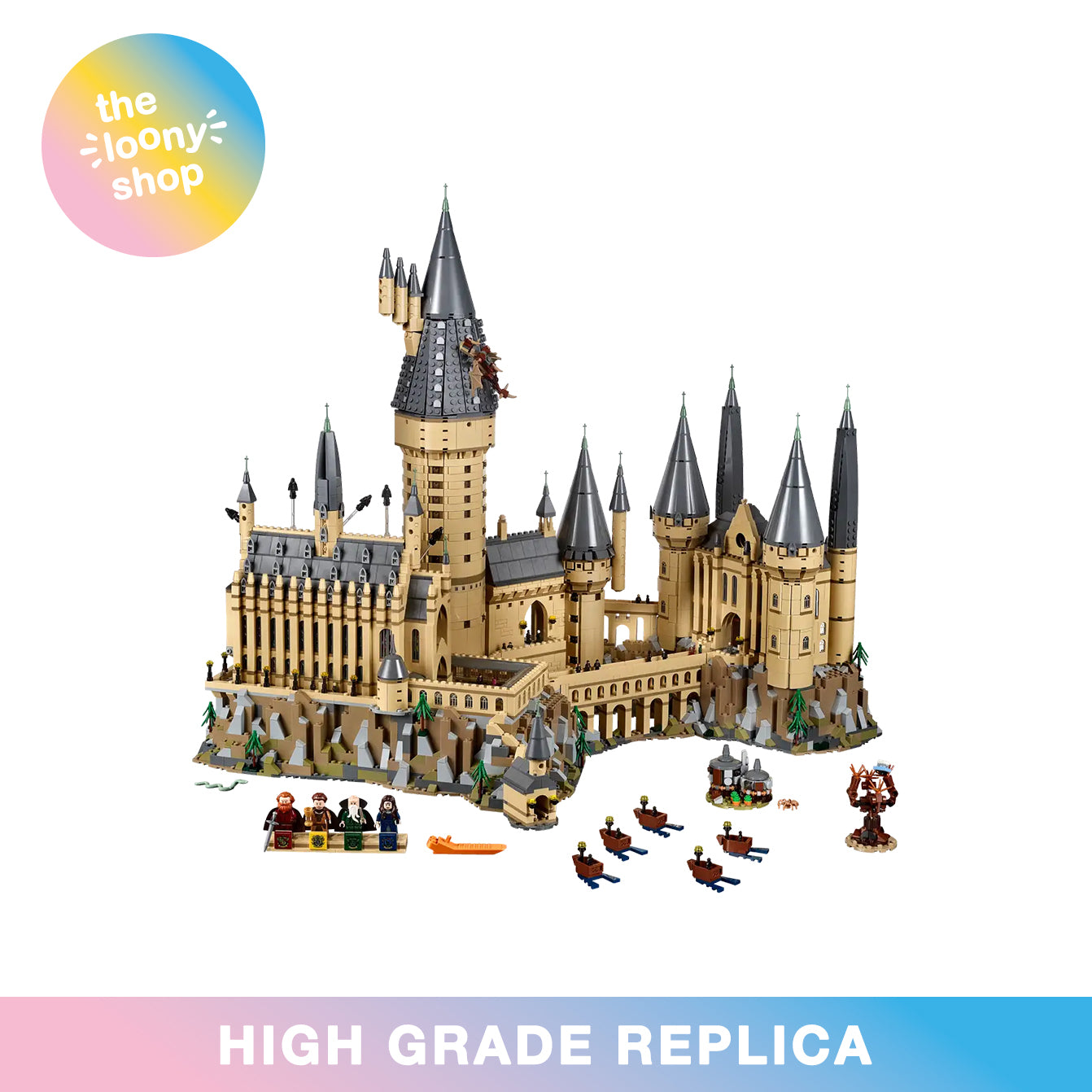 71043 MOC Hogwarts Castle Building Blocks Harry Potter 6020pcs